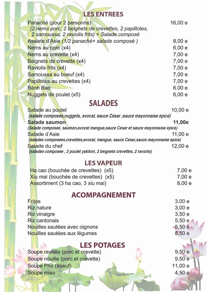 Kim d asie - Menu Image 2